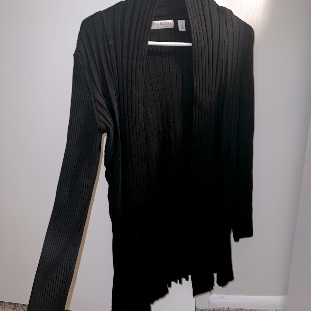 Black cardigan